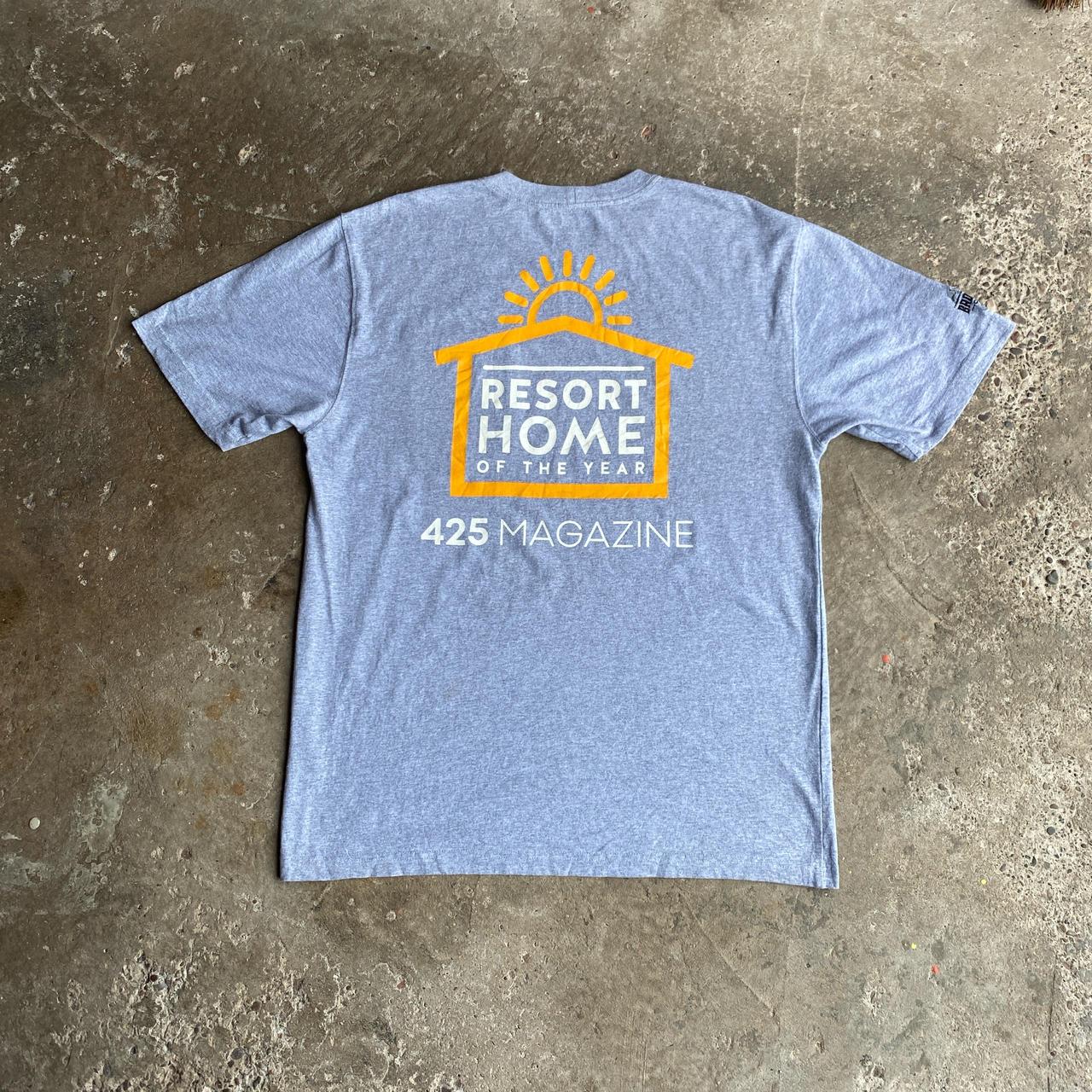 Grey Single Pocket Graphic Carhartt T-Shirt - M