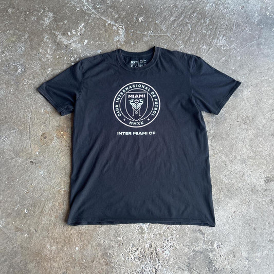 Black MLS Inter Miami Logo T-Shirt