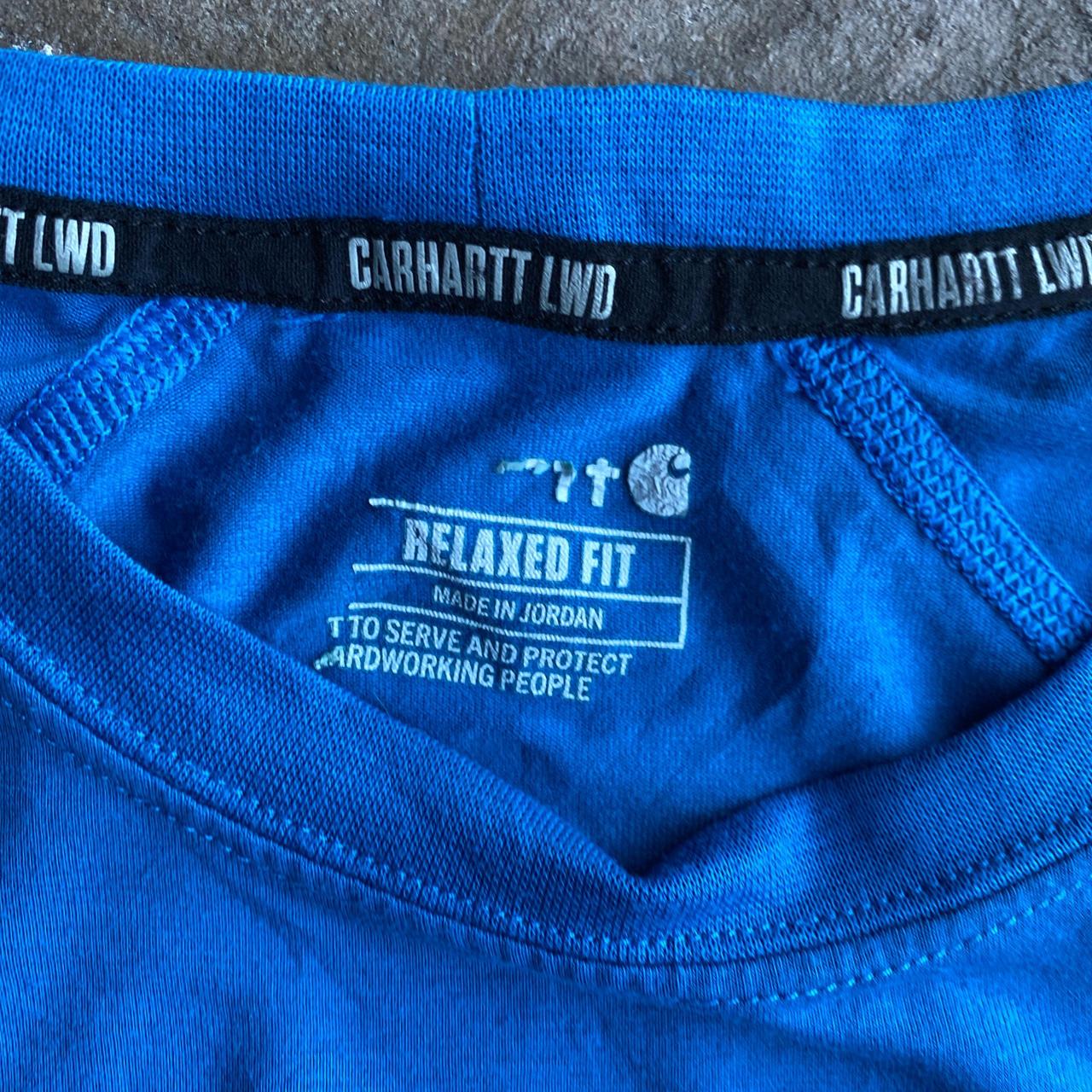 Blue Carhartt Athletic Wear T-Shirt - M