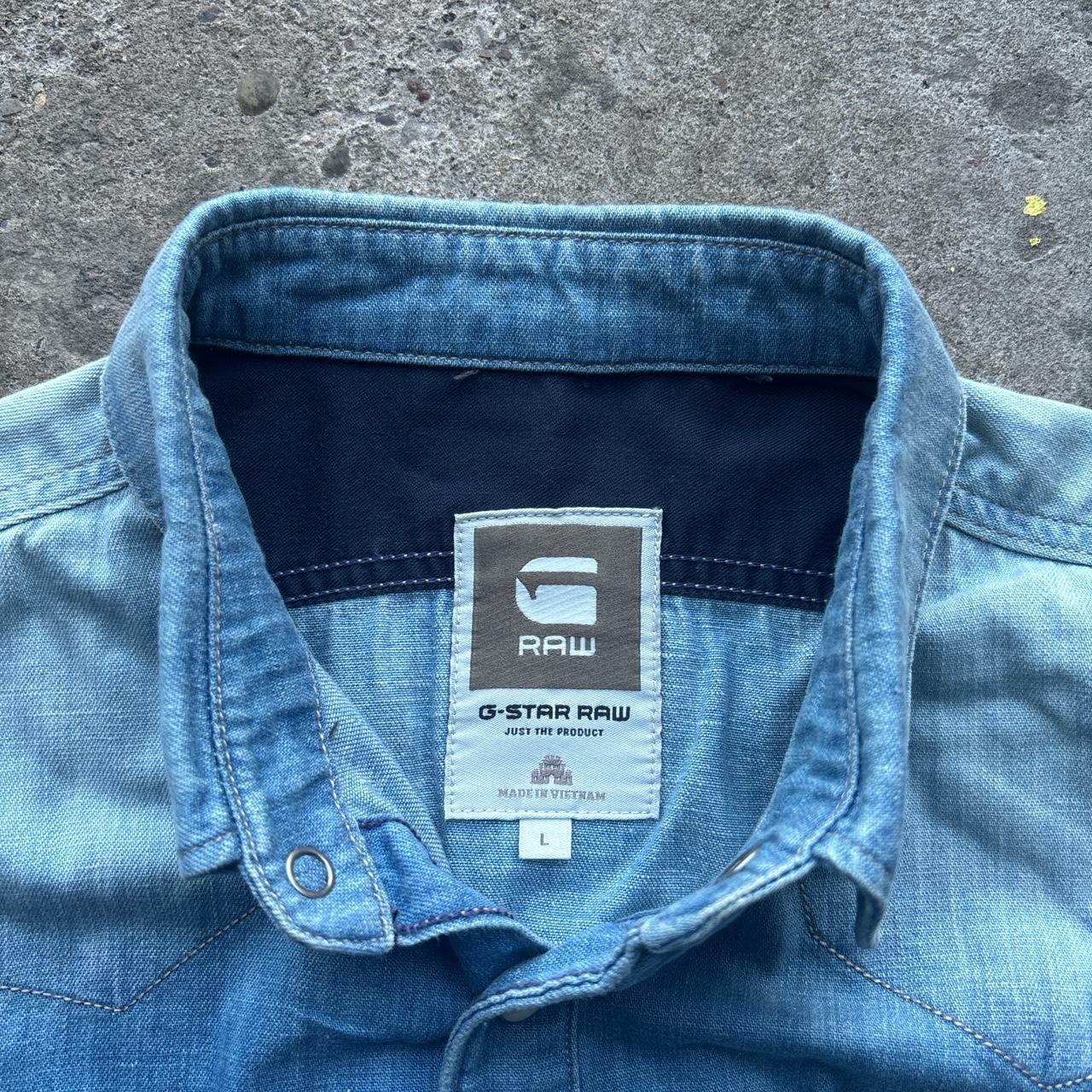 Light blue denim G-Star Raw western shirt