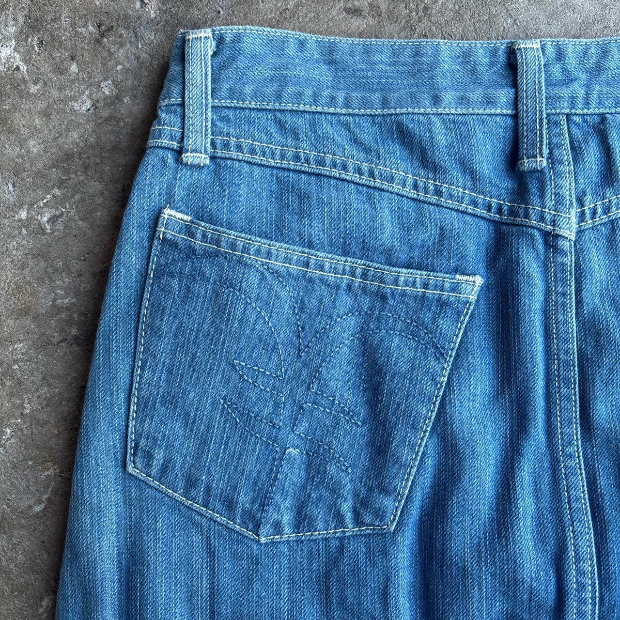 Michiko Koshino Blue Denim Skirt