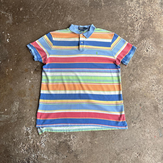Multi-Coloured Striped Ralph Lauren Polo Shirt