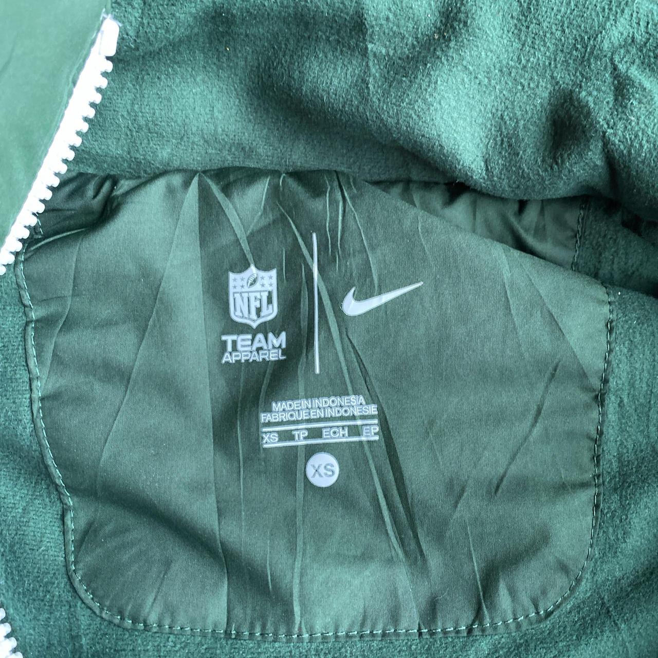 Grey & Green New York Jets Nike Puffer Vest - XS