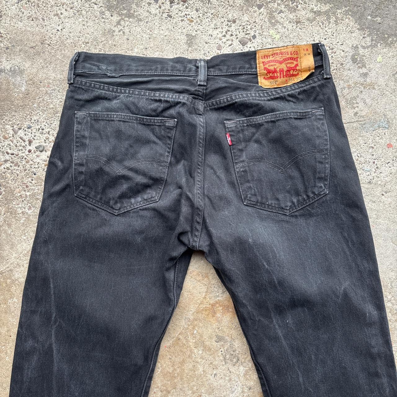 Black Levi’s 501 denim jeans - W36