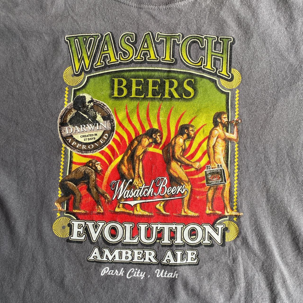 Grey ‘Wasatch Beers’ Graphic Bar T-Shirt