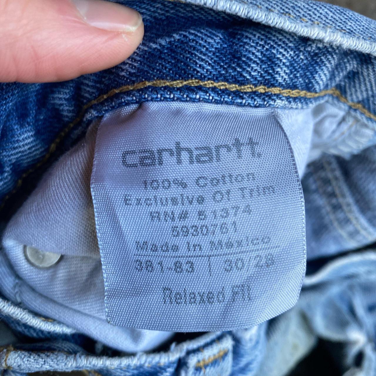 Blue Denim Carhartt Jeans - W30" (women’s)