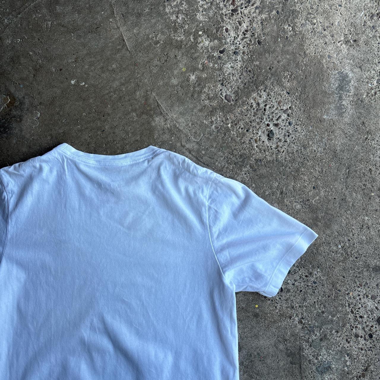 White Nike T-Shirt w/ Stitched Logo