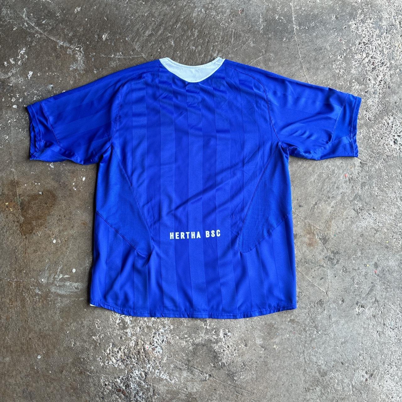 Vintage 2005/06 Blue Hertha Berlin Nike T90 Home Shirt