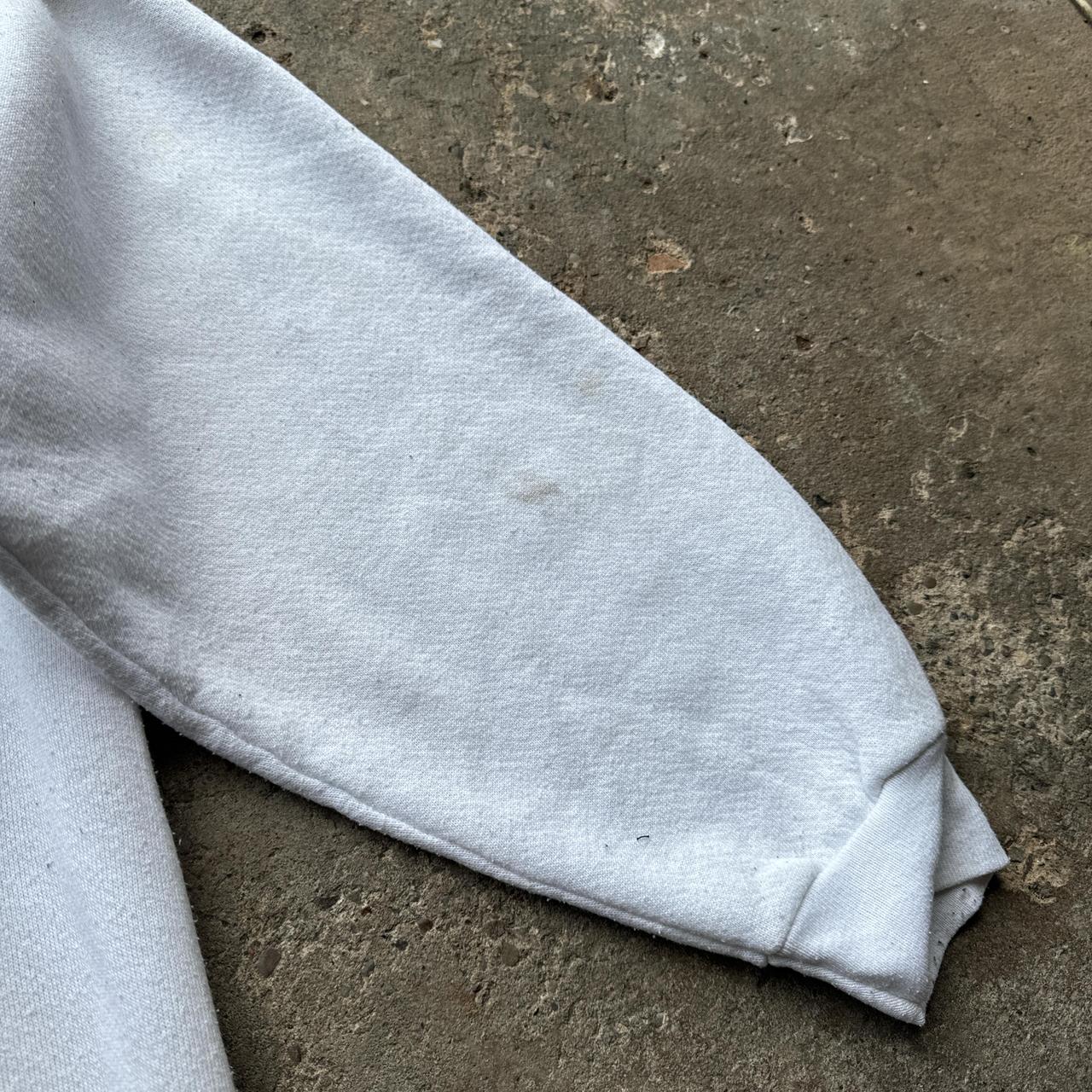 White Mickey Unlimited sweatshirt with embroidered mickey design