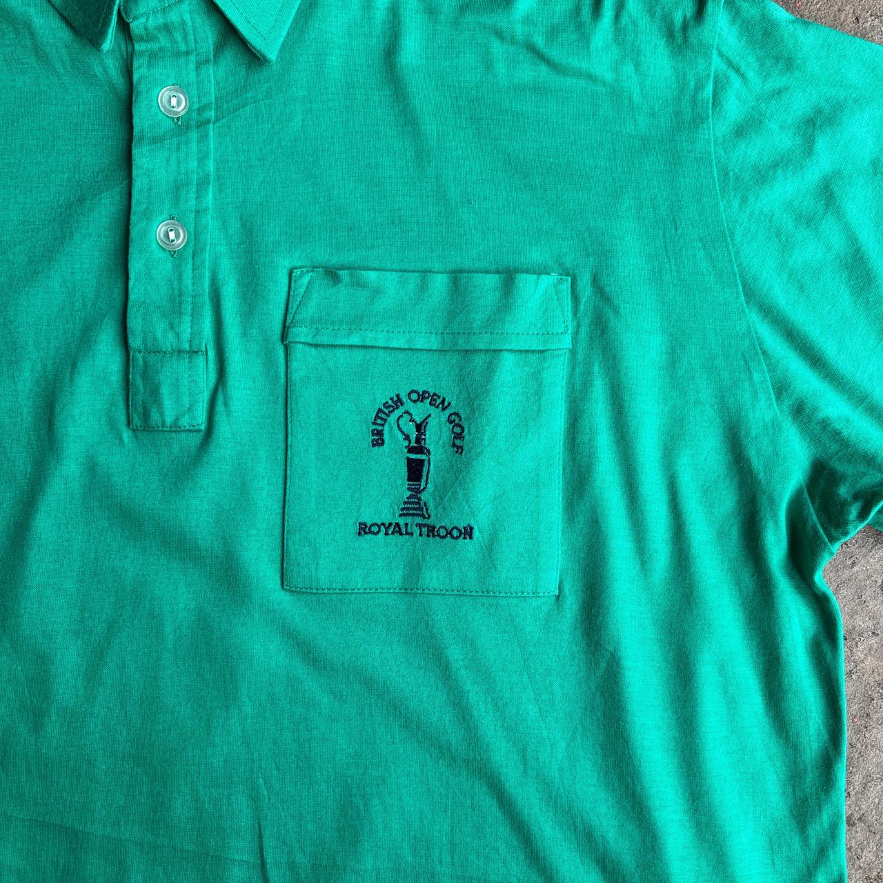 Green ‘British Open Golf’ 1997 Royal Troon Polo Shirt