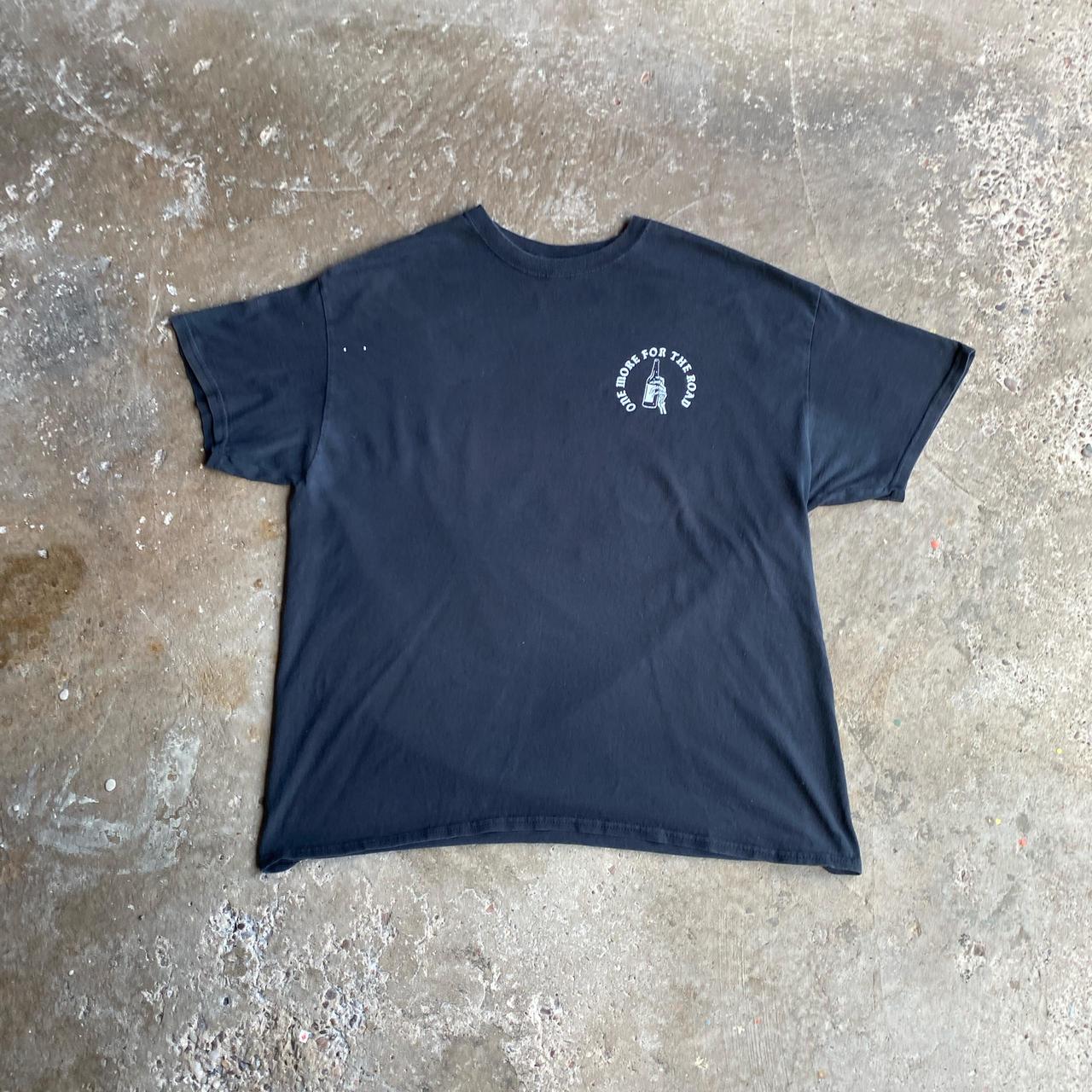Black Graphic Beer T-Shirt - XL