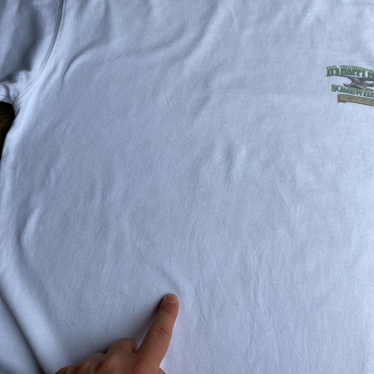 White Newport Blue ‘It’s Happy Hour Somewhere’ t-shirt - XL