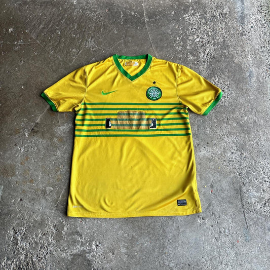 Yellow Celtic 2013/14 Nike Third Football Shirt - M