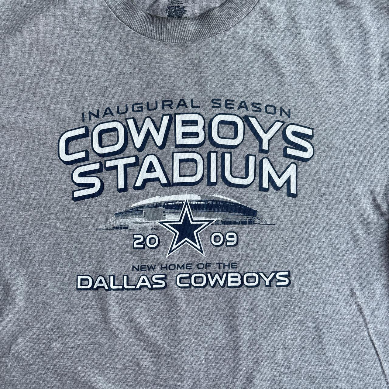 Grey Dallas Cowboys Stadium 2009 T-Shirt