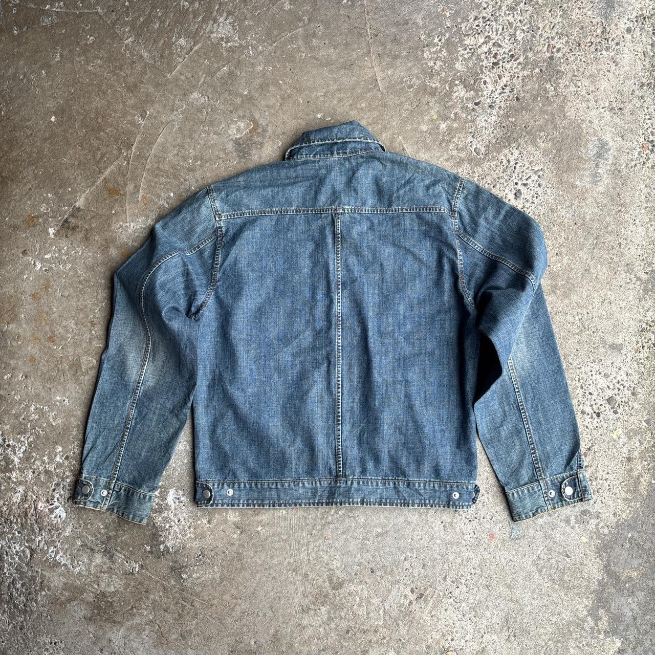 Washed Blue ‘Devred’ Y2K Denim Jacket