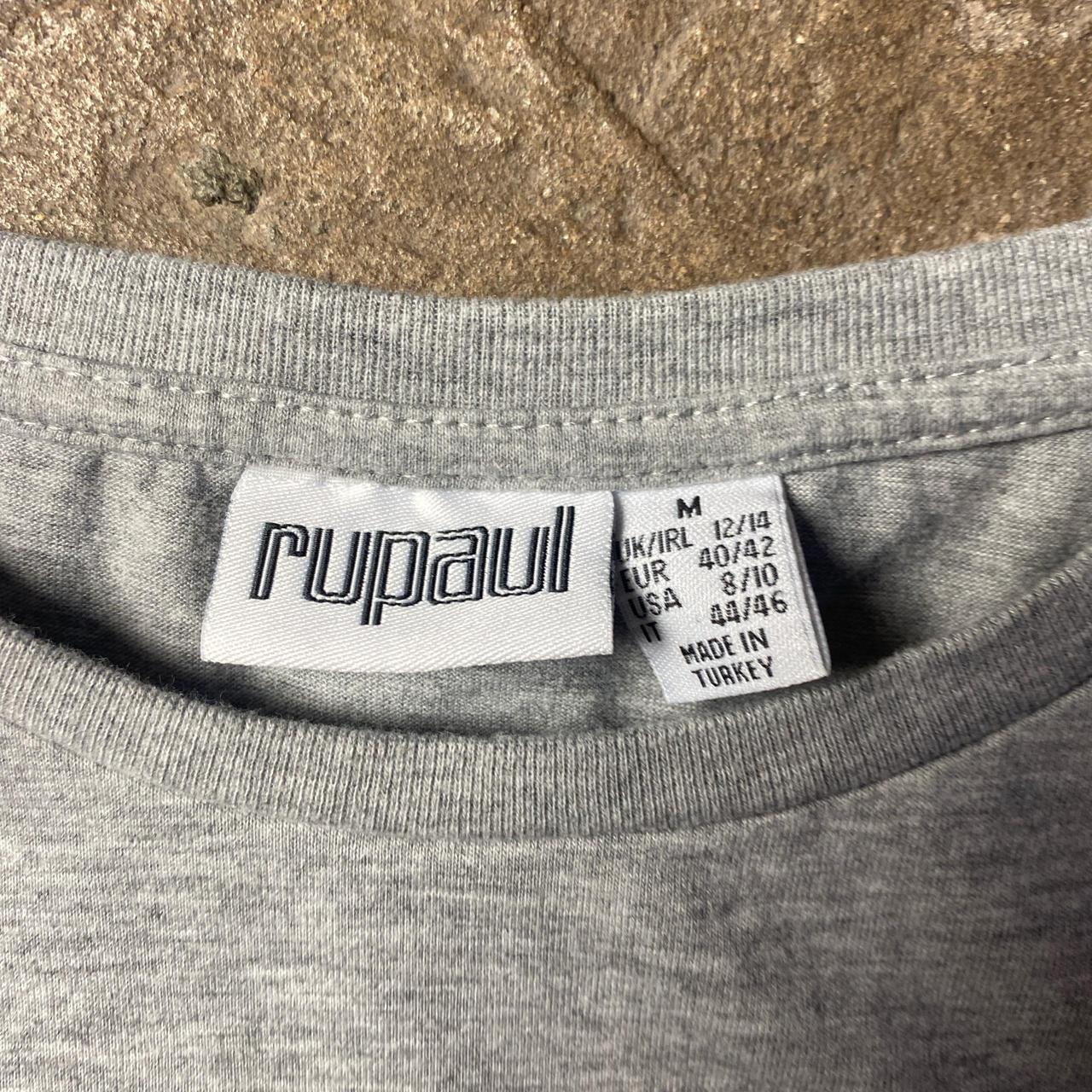 Grey RuPaul Graphic Pop Art T-Shirt - M (women’s)