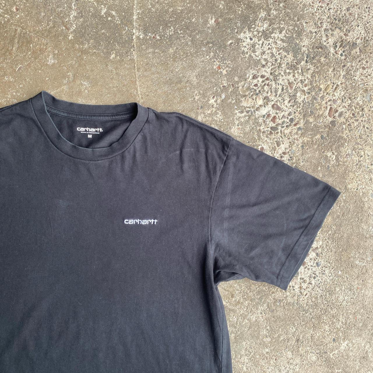Black Carhartt WIP Logo T-Shirt - M