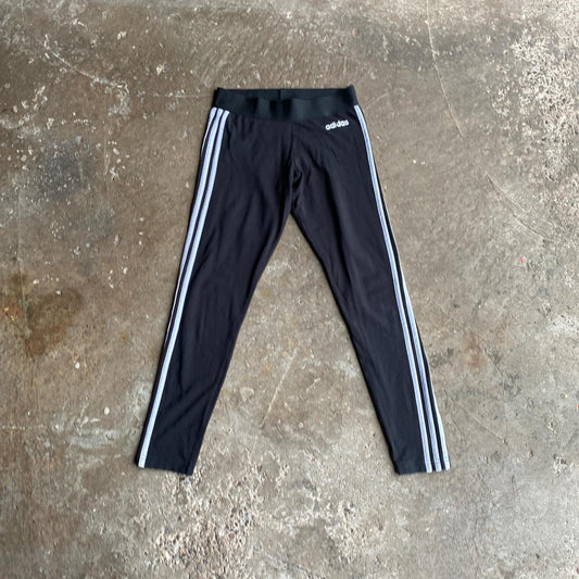 Black Adidas 3 Stripe Leggings - S (women’s)
