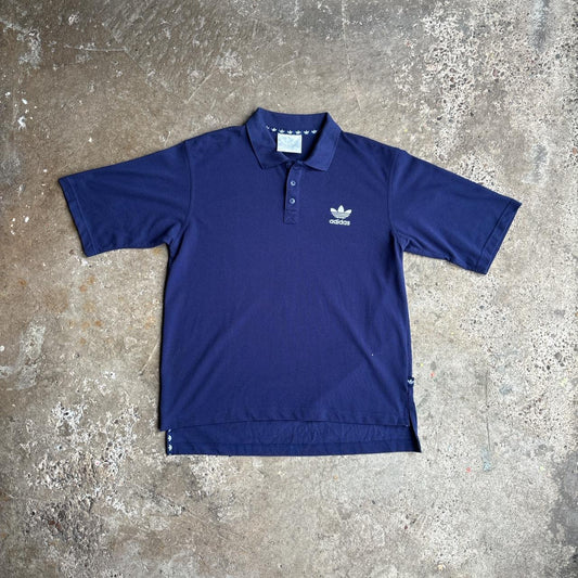 Vintage Navy Adidas Polo Shirt