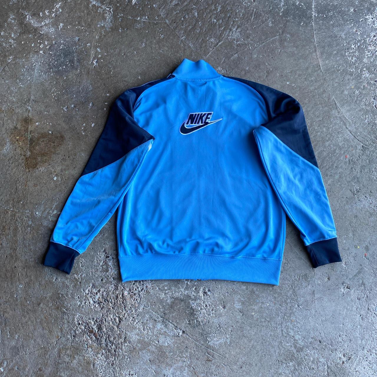 Blue & Navy Nike Tracksuit Top - M