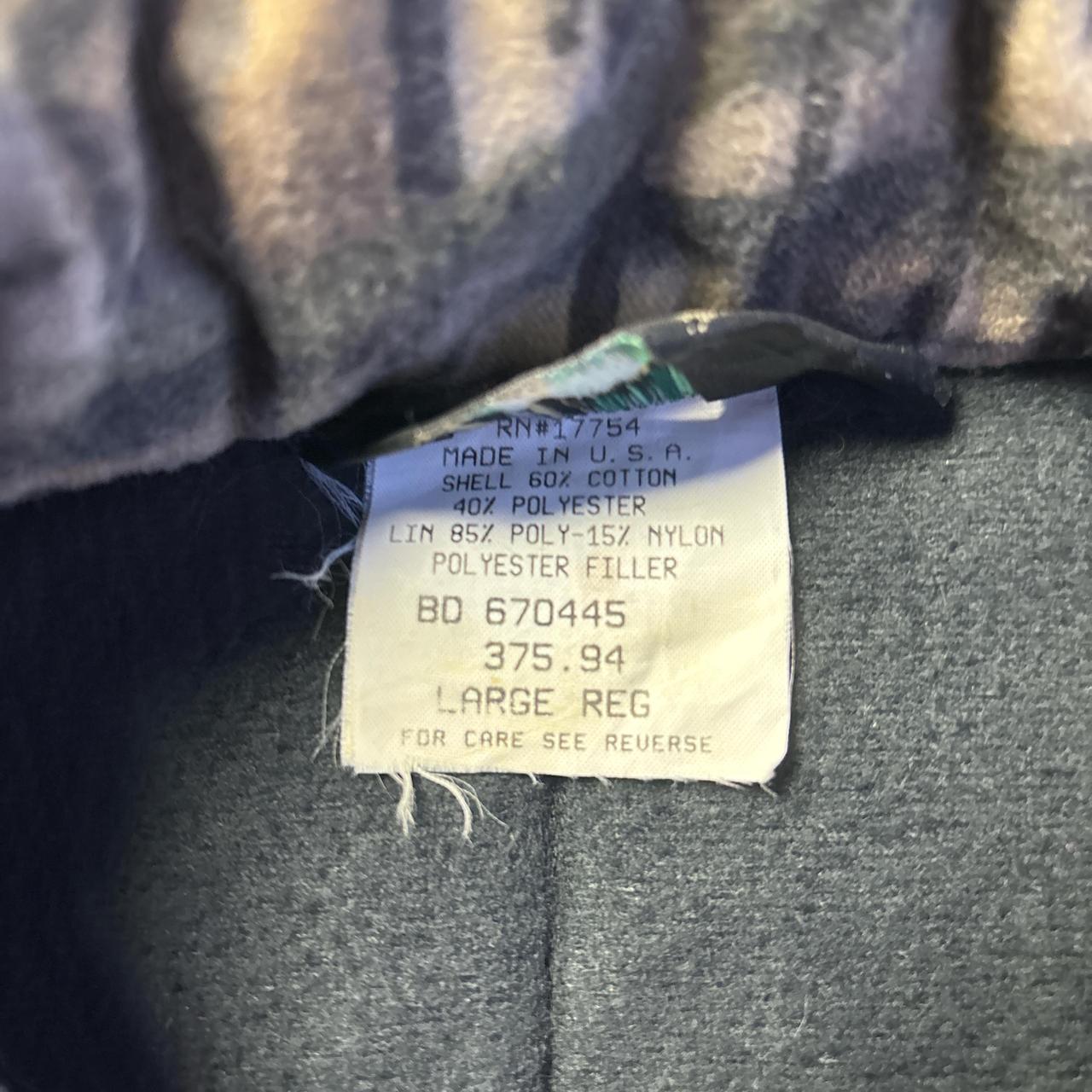 Quilted Woodland Print Full Zip Jacket - L