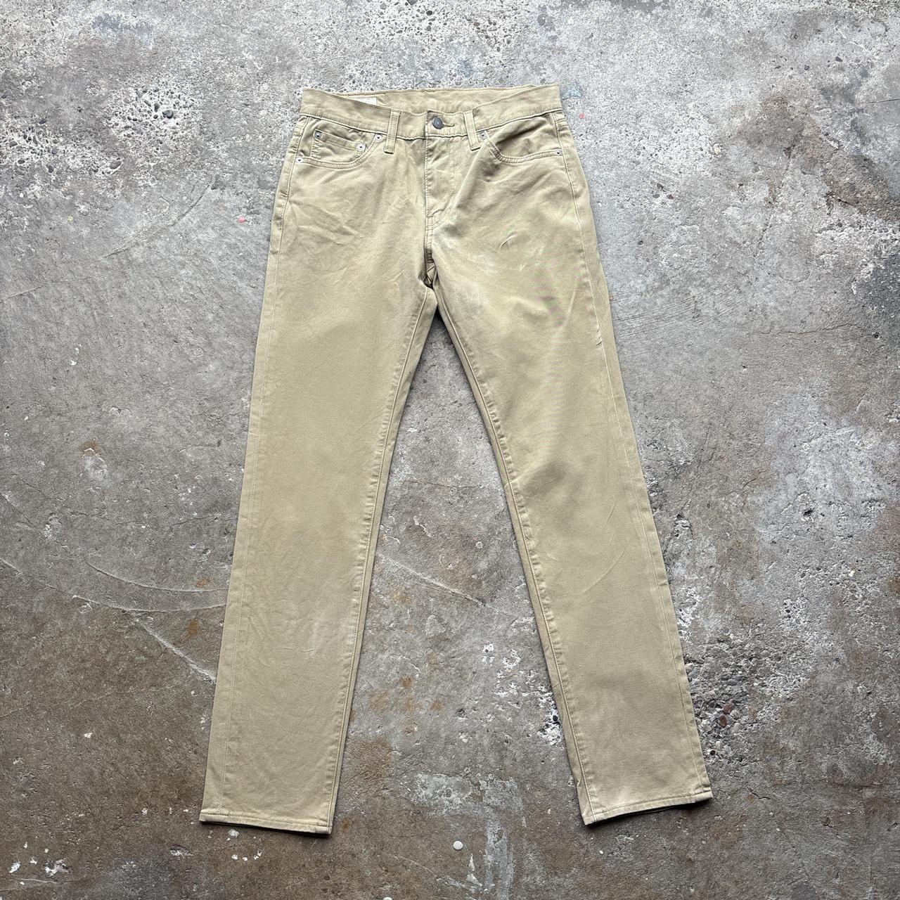 Tan Levi’s 511 cotton trousers - W30
