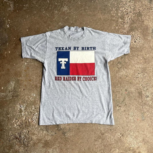 Vintage Grey ‘Texas Raider’ Single Stitch T-Shirt