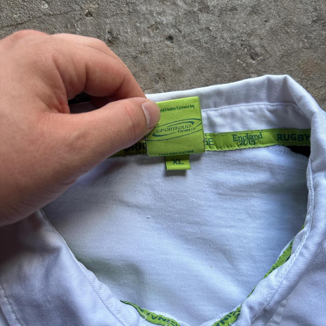 White England Rugby 2015 World Cup long-sleeve shirt - XL