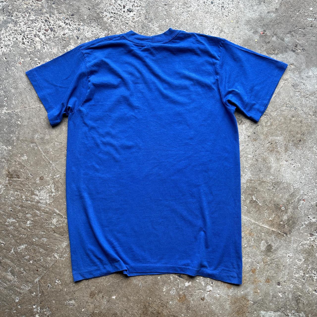 Blue Carnival single stitch graphic tee - L
