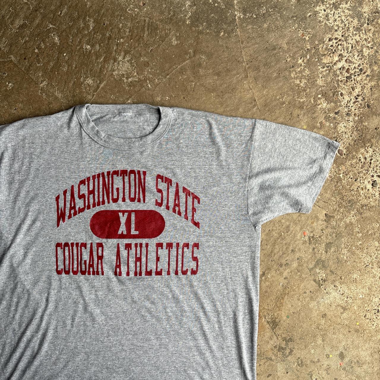 Grey College Athletics Graphic T-Shirt - XL