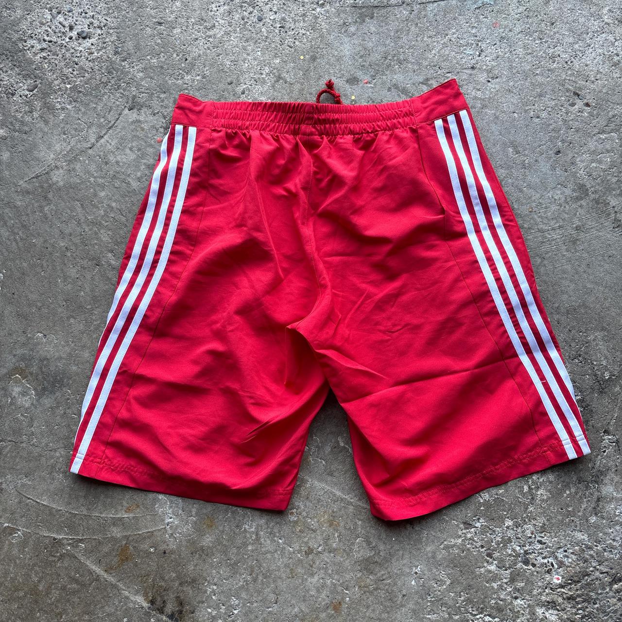 00s Red Adidas Commonwealth Games England shorts