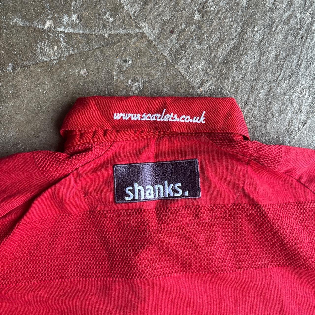 Red Scarlets Home Rugby Shirt 2003/2004