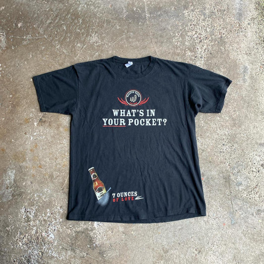 Black ‘What’s in Your Pocket’ Graphic Bar T-Shirt