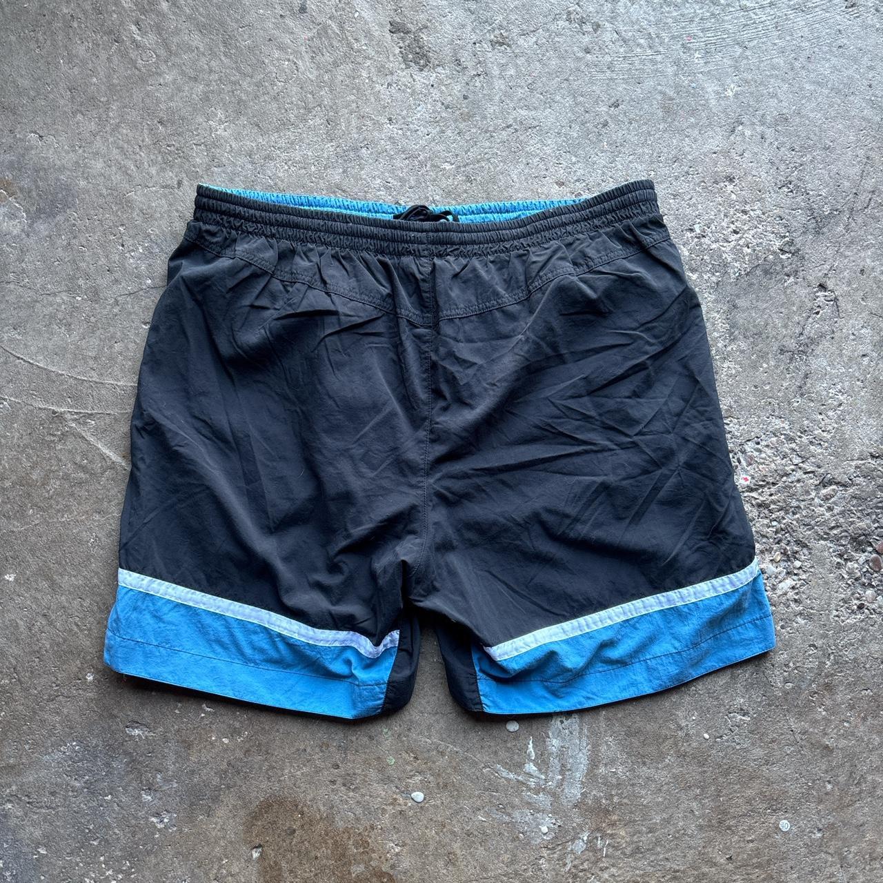 Black and blue Nike shorts / trunks