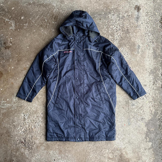 Navy Blue Champion Full-Zip Windbreaker Jacket - L