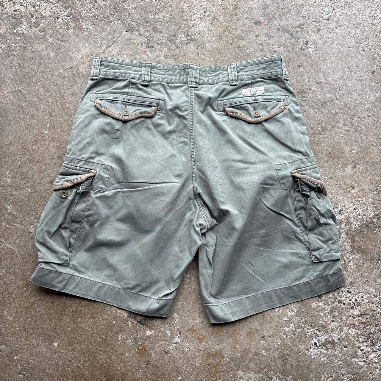 Khaki Polo Ralph Lauren Cargo Shorts - W38