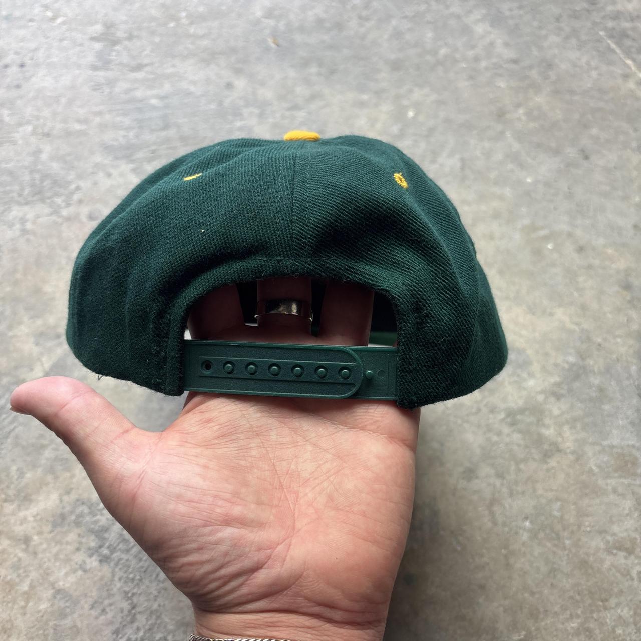 00s Green and yellow vintage snapback