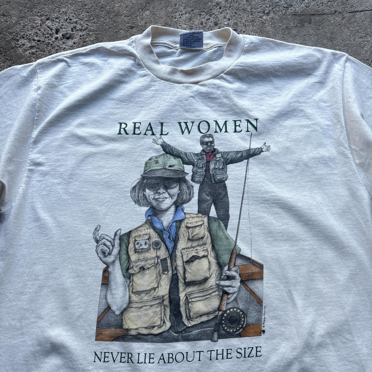 90s Cream Funny fishing graphic tee - XL