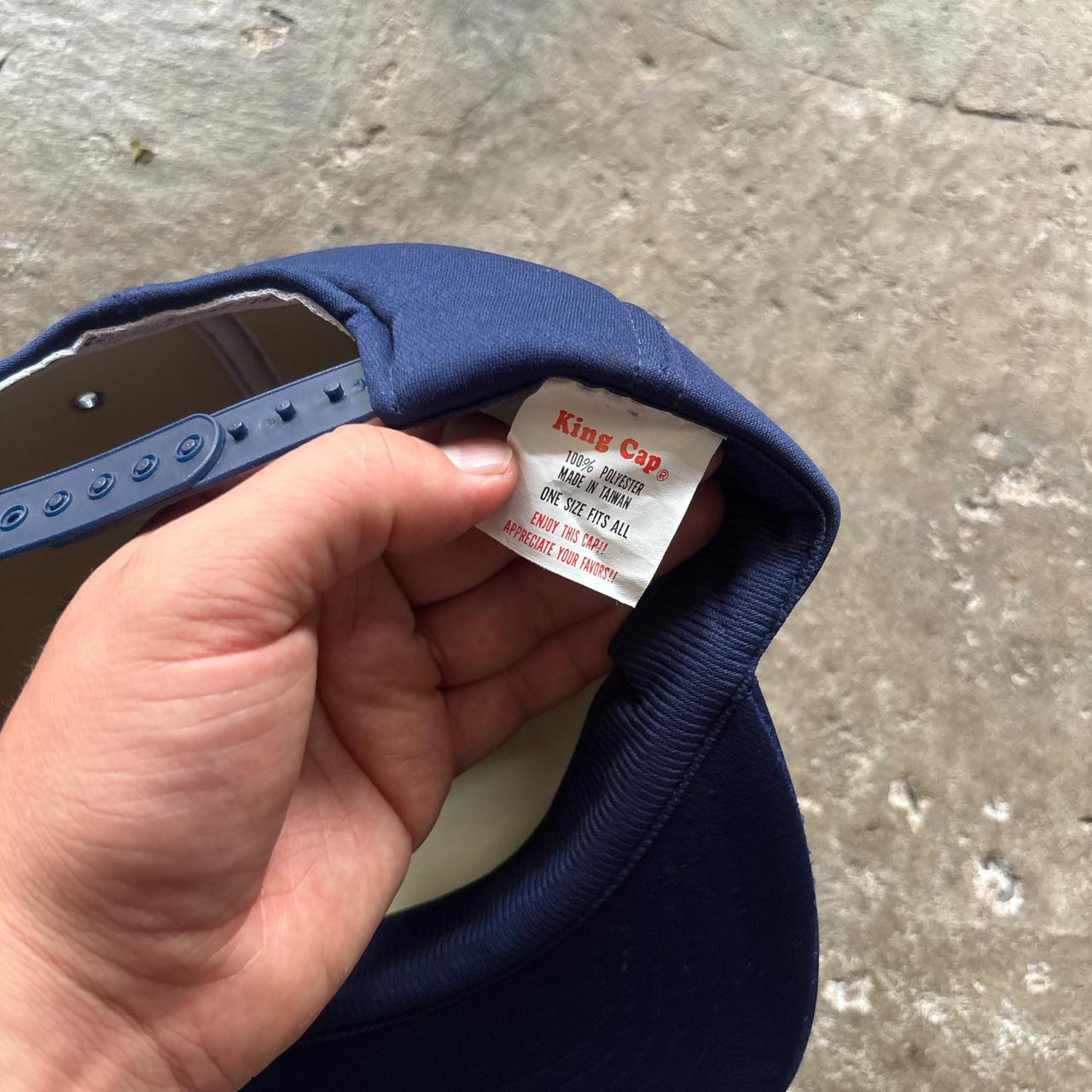 Vintage Navy Snapback with ‘Faster, Faster’ embroidered patch - OS