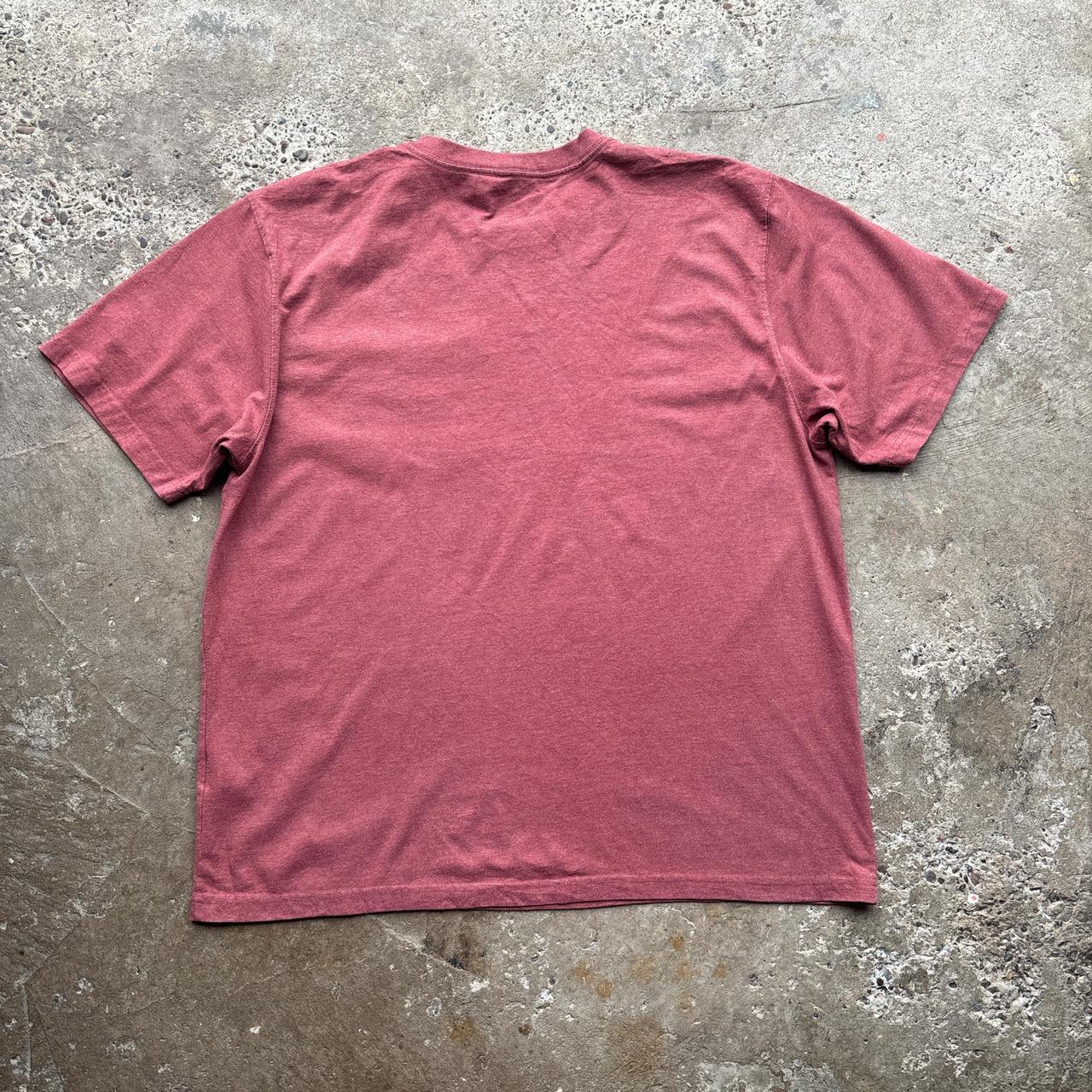Red Carhartt single pocket t-shirt - XL