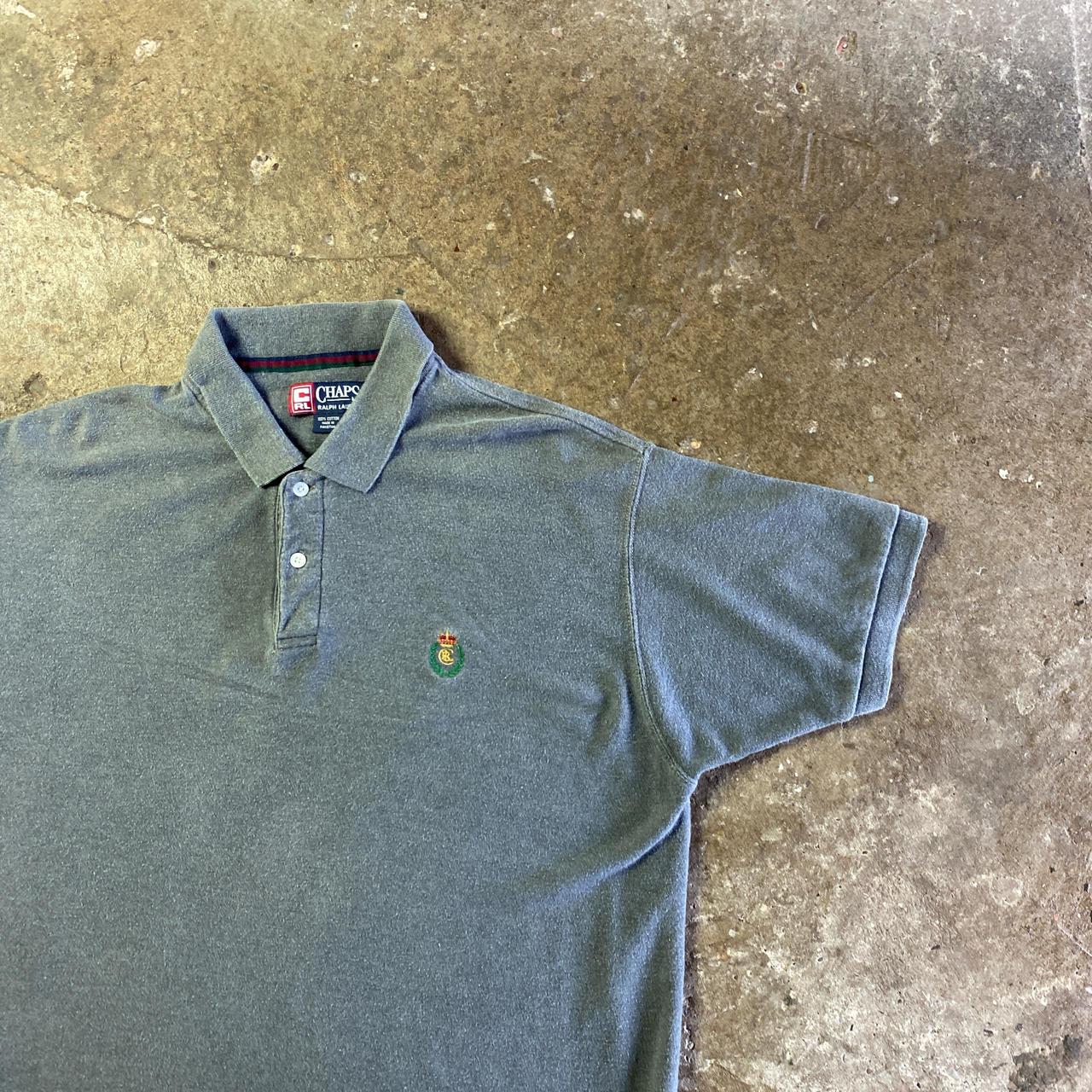 Grey Chaps Polo Shirt - L