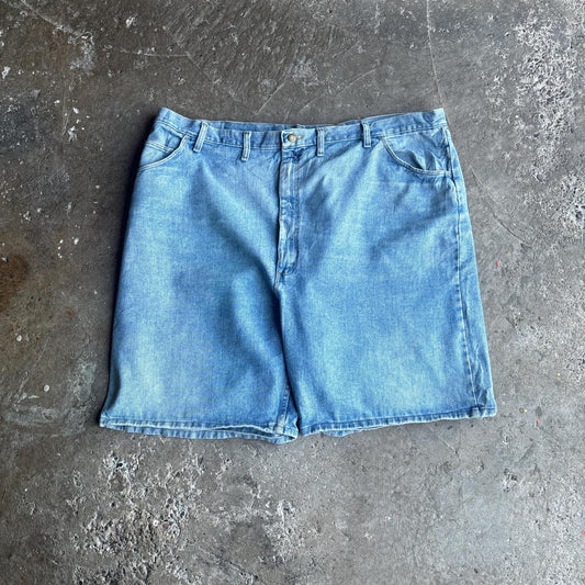 Light Blue Denim Wrangler Jean Shorts - W48