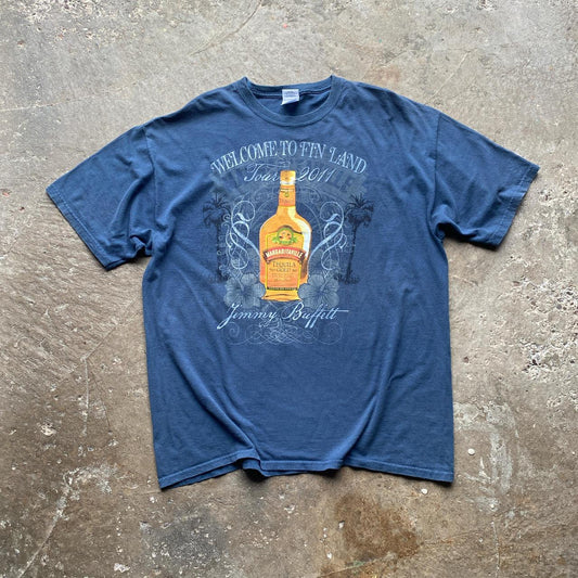 Blue Graphic tee with Margaritaville print - XL