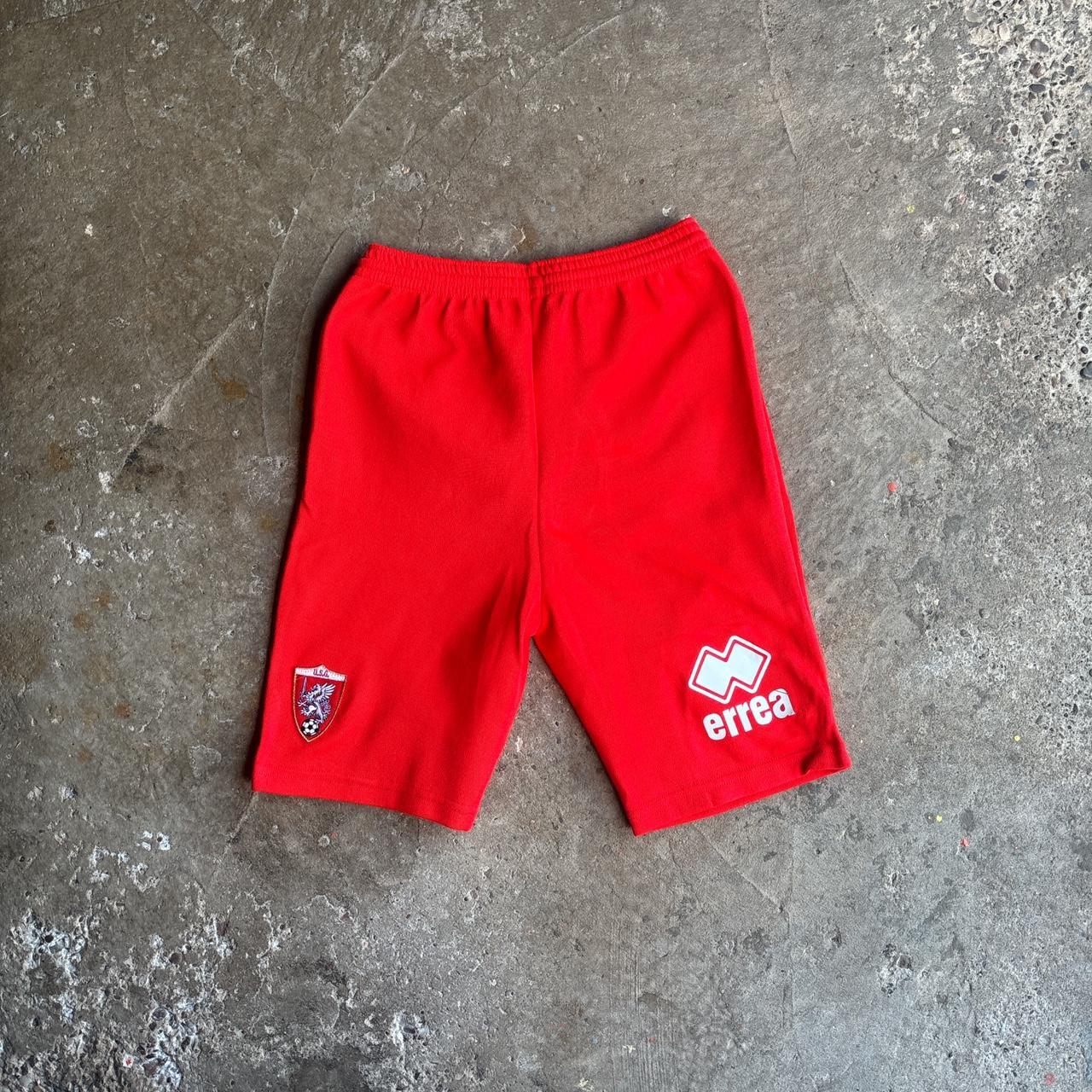 Red US Grosseto Errea 90’s Football Shorts