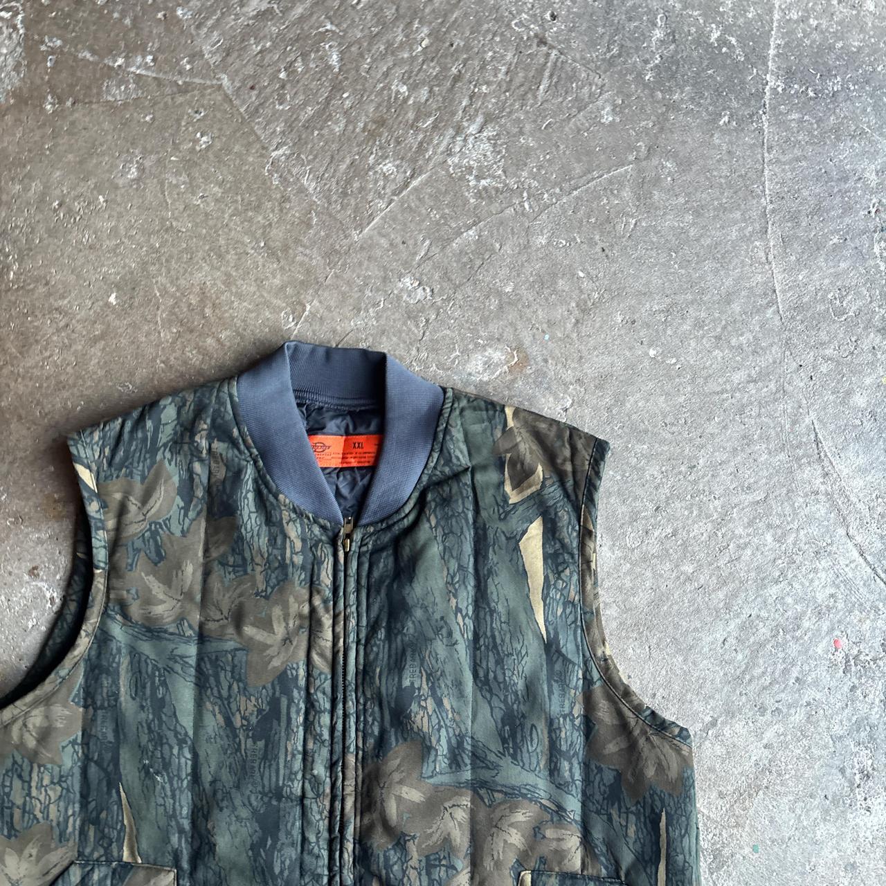 Dickies Trebark Print Vest Jacket - 2XL