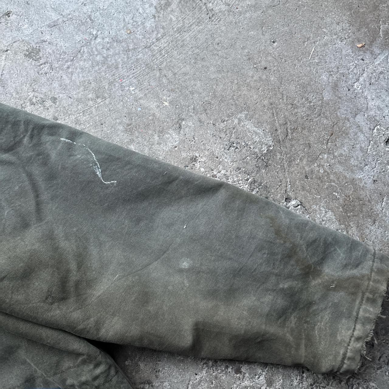 Vintage Khaki Green workwear jacket - XL