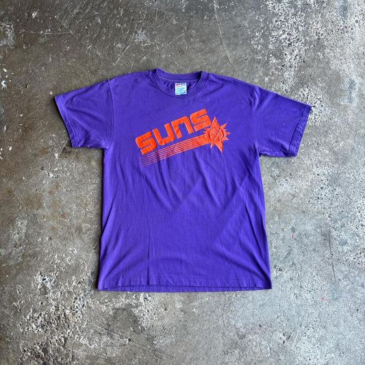 Purple Phoenix Suns Graphic Single Stitch T-Shirt