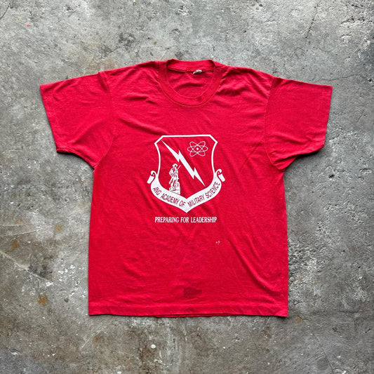 Red graphic tee