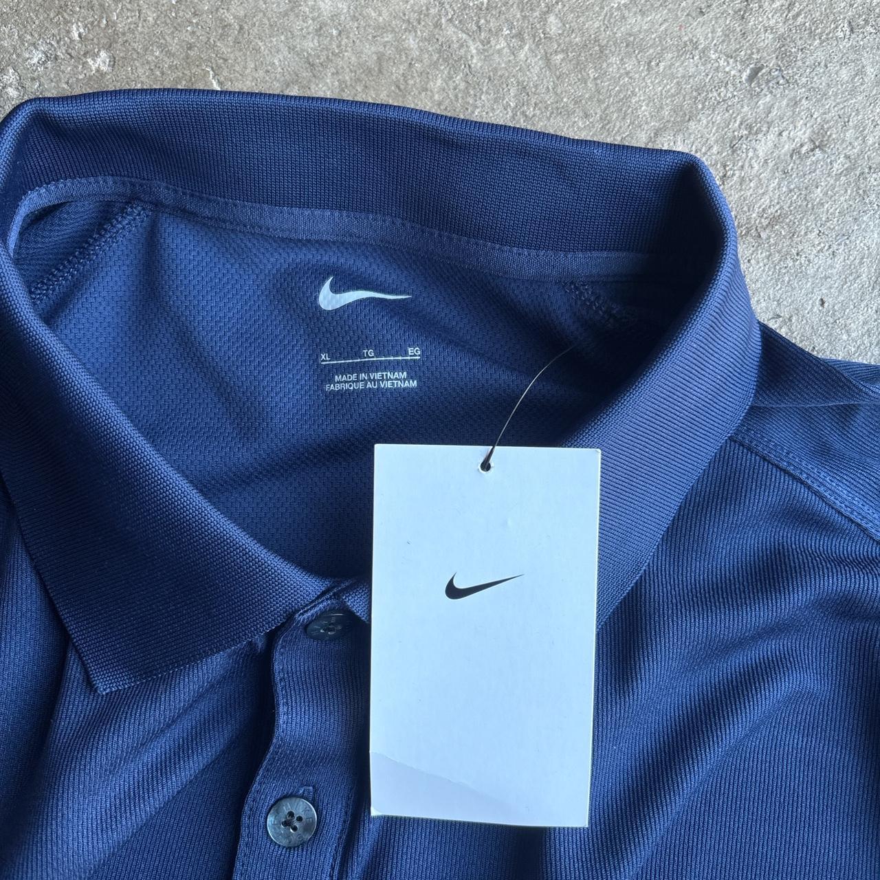 Navy Nike Golf Polo Shirt w/ Embroidered Logo