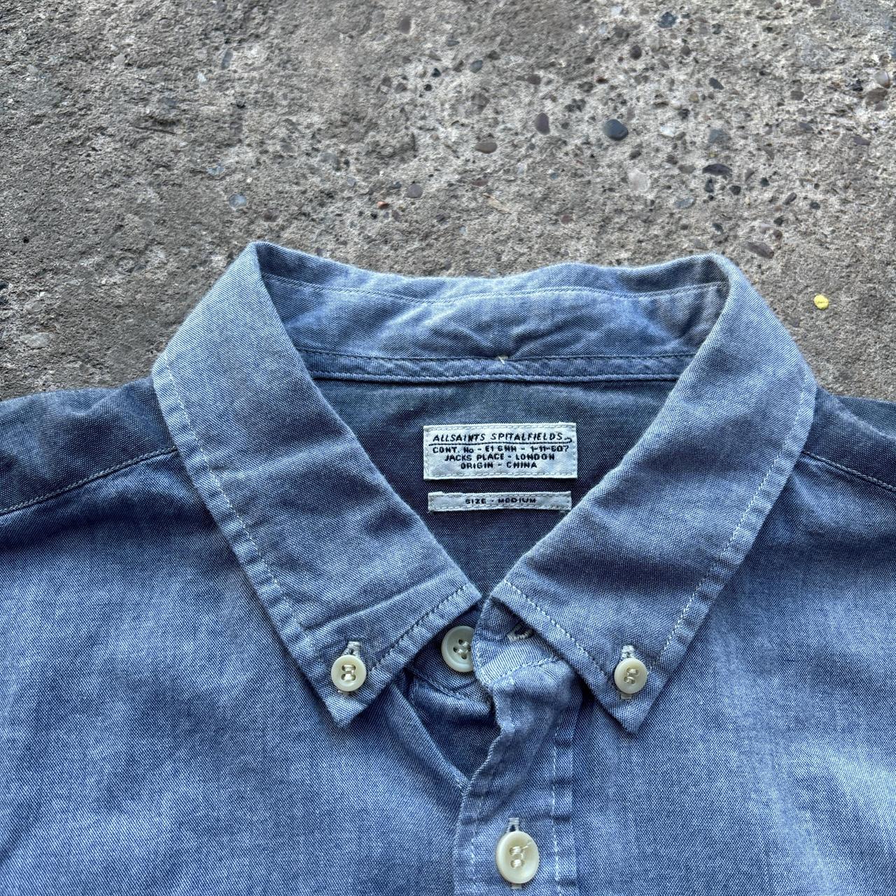 Two-tone grey Allsaints shirt